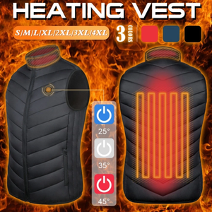 Unisex 8 Areas Heated USB Vest Jacket