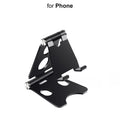 Foldable Swivel Phone Stand Black