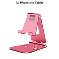 Foldable Swivel Phone and Tablet Stand Pink